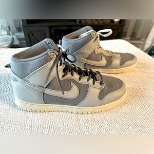 Nike Dunk High Top Retro Fresh Smoke Grey Mens Size 10